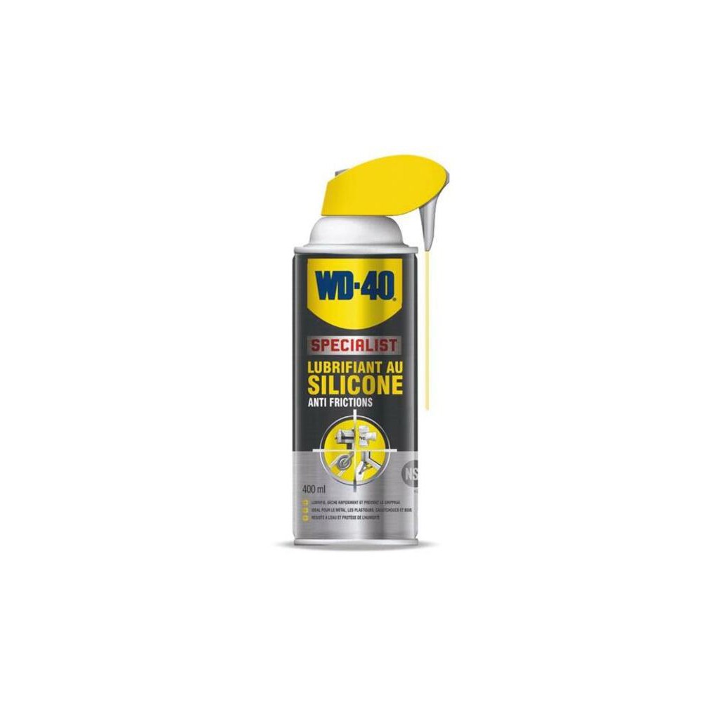 Lubrifiant silicone WD 40 Specialist® - Spray 400 ml - pièces