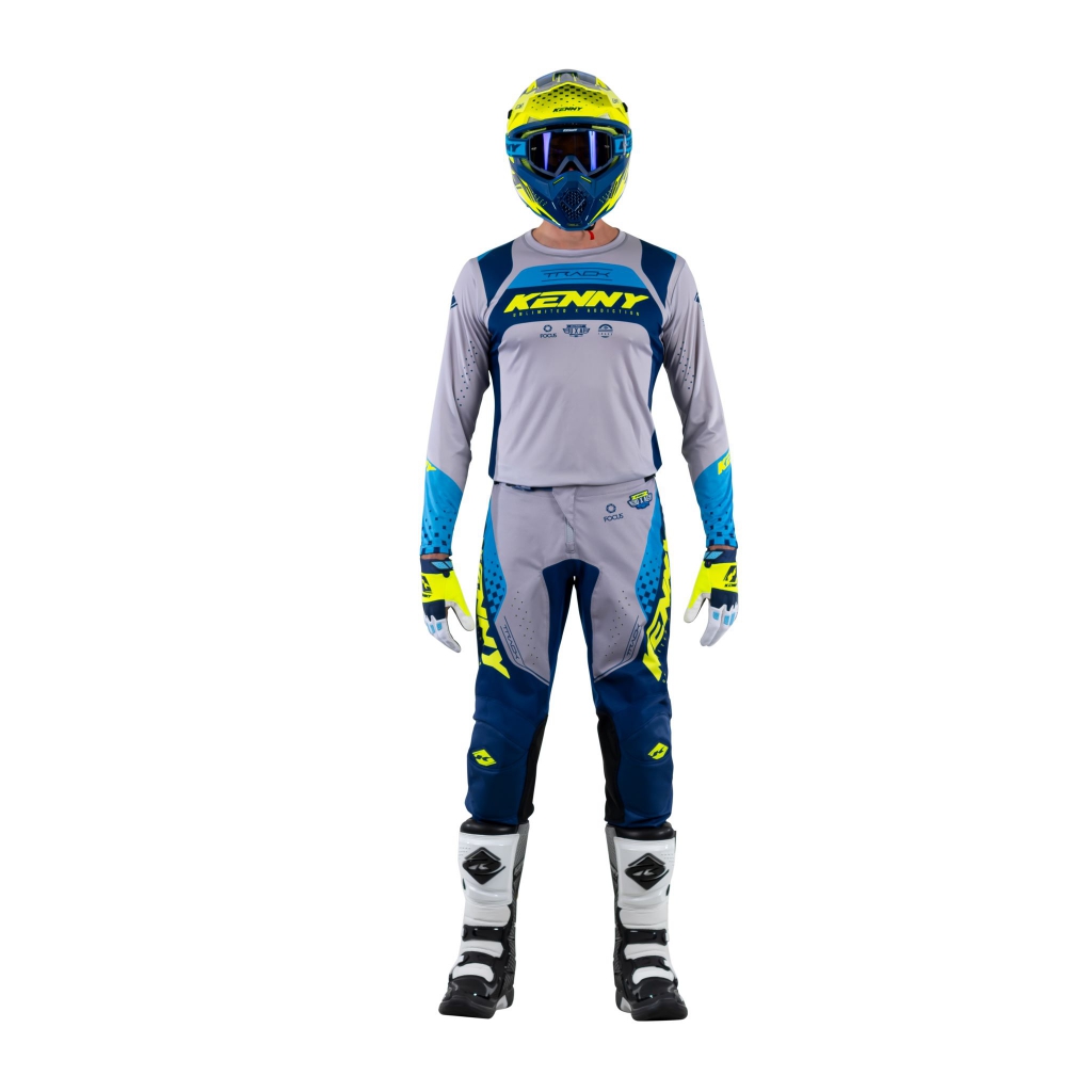 TENUE KENNY TRACK FOCUS ADULTE 2023 NAVY NEON YELLOW - pièces